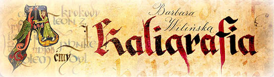 nauka pisania kaligraficznego
